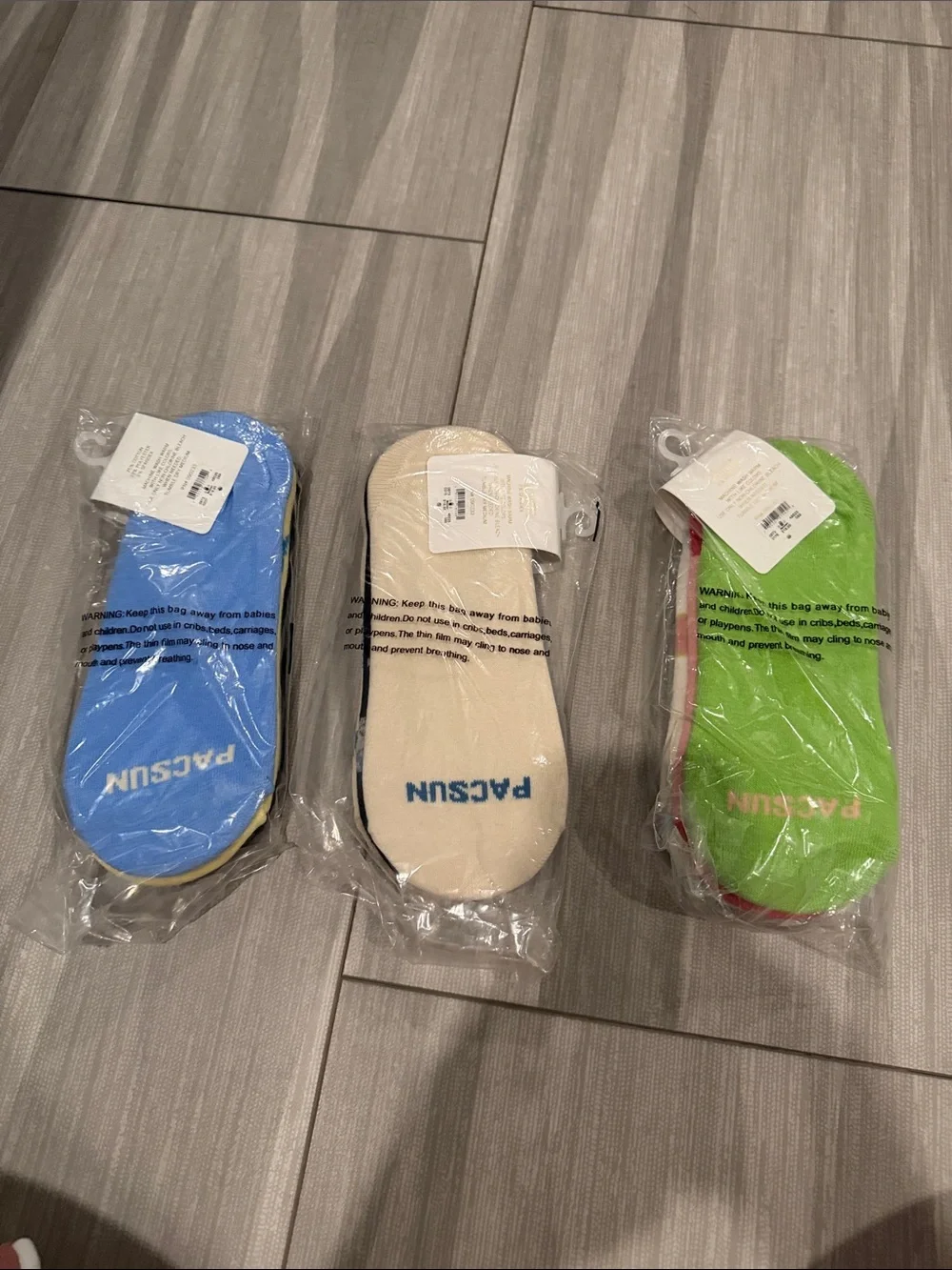 Pacsun Women’s No-Show Sock Pack - Black, Cream & White